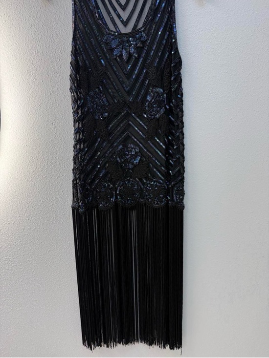 Unique Vintage Dresses & Skirts - Unique Vintage Flapper Dress Mini dress Sz L